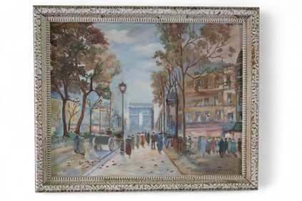 PARIS STREET SCENE PAINTING