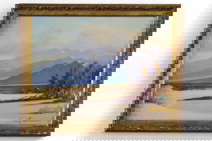 LOUIS HEINZMAN DESERT LANDSCAPE PAINTING