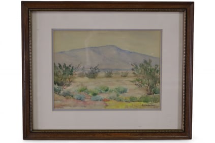 A.V. FULLERTON DESERT WATERCOLOR