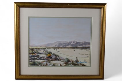DESERT LANDSCAPE WATERCOLOR