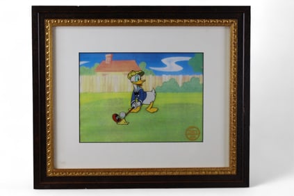 DONALD DUCK DISNEY SERIGRAPH CEL
