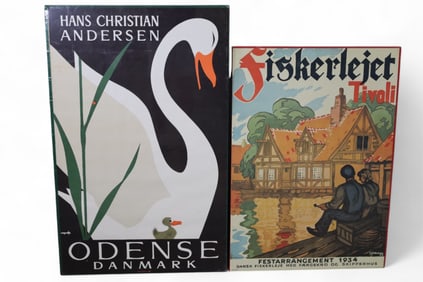 2 DANISH POSTERS