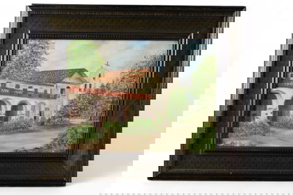 MISSION OIL PAINTING