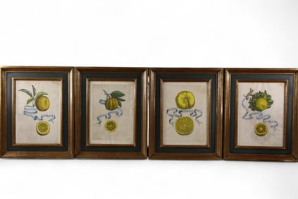 18TH CENTURY COLORED ENGRAVINGS