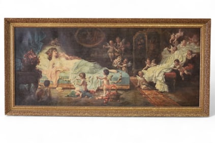 LARGE FRENCH STYLE PRINT