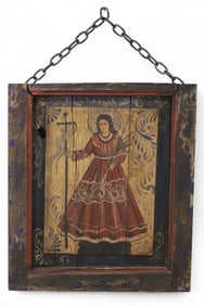 ANTIQUE RELIGIOUS PANEL