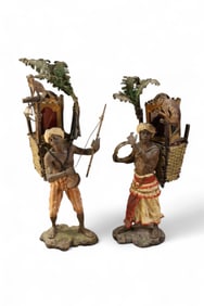 PAIR OF FRANZ BERGMANN LAMPS