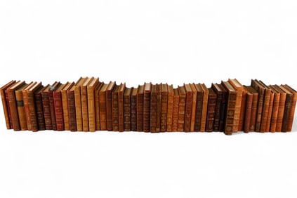 ANTIQUE LEATHER BOUND BOOKS
