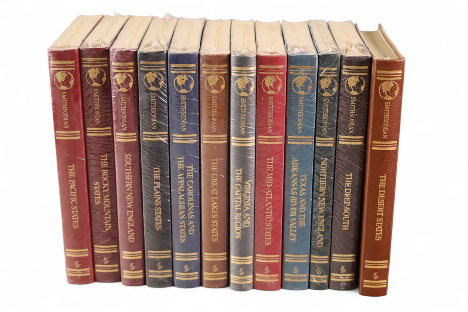 SMITHSONIAN GUIDE TO HISTORIC AMERICA SERIES: COLLECTION OF LEATHERBOUND BOOKS, SMITHSONIAN GUIDE TO HISTORIC AMERICA SERIES.