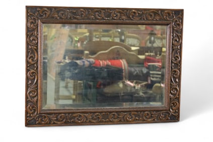 OAK WALL MIRROR