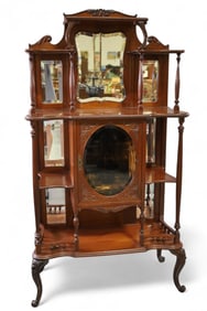 MAHOGANY ETAGERE