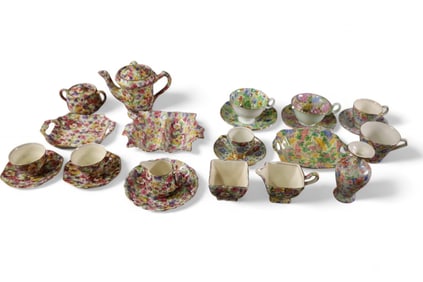 GROUPING OF CHINTZ PORCELAIN