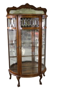 OAK CHINA CABINET