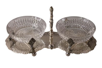SILVERPLATE SERVING CADDY