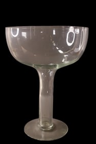 LARGE ART GLASS CHALICE