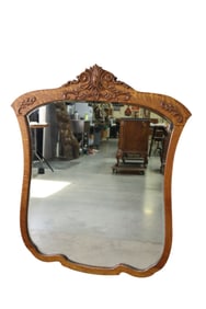 AMERICAN OAK WALL MIRROR