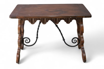 TRESTLE BASE HALL TABLE