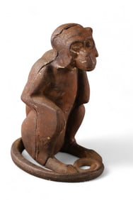 CAST IRON MONKEY BANK