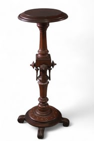 VICTORIAN WALNUT PEDESTAL