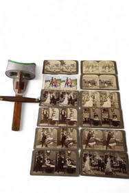 STEREOPTIC VIEWER & CARDS