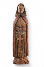 CARVED RELIGIOUS FIGURE