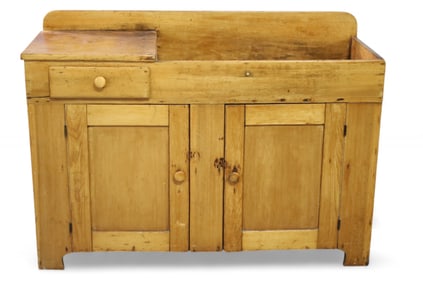 PRIMITIVE PINE DRY SINK