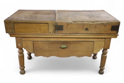 LARGE EUROPEAN BUTCHER BLOCK