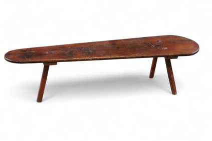 PRIMITIVE PINE BENCH