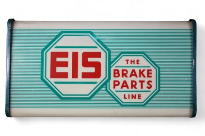 EIS BRAKE PARTS LIGHT UP SIGN