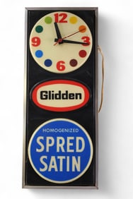 GLIDDEN PAINT CLOCK