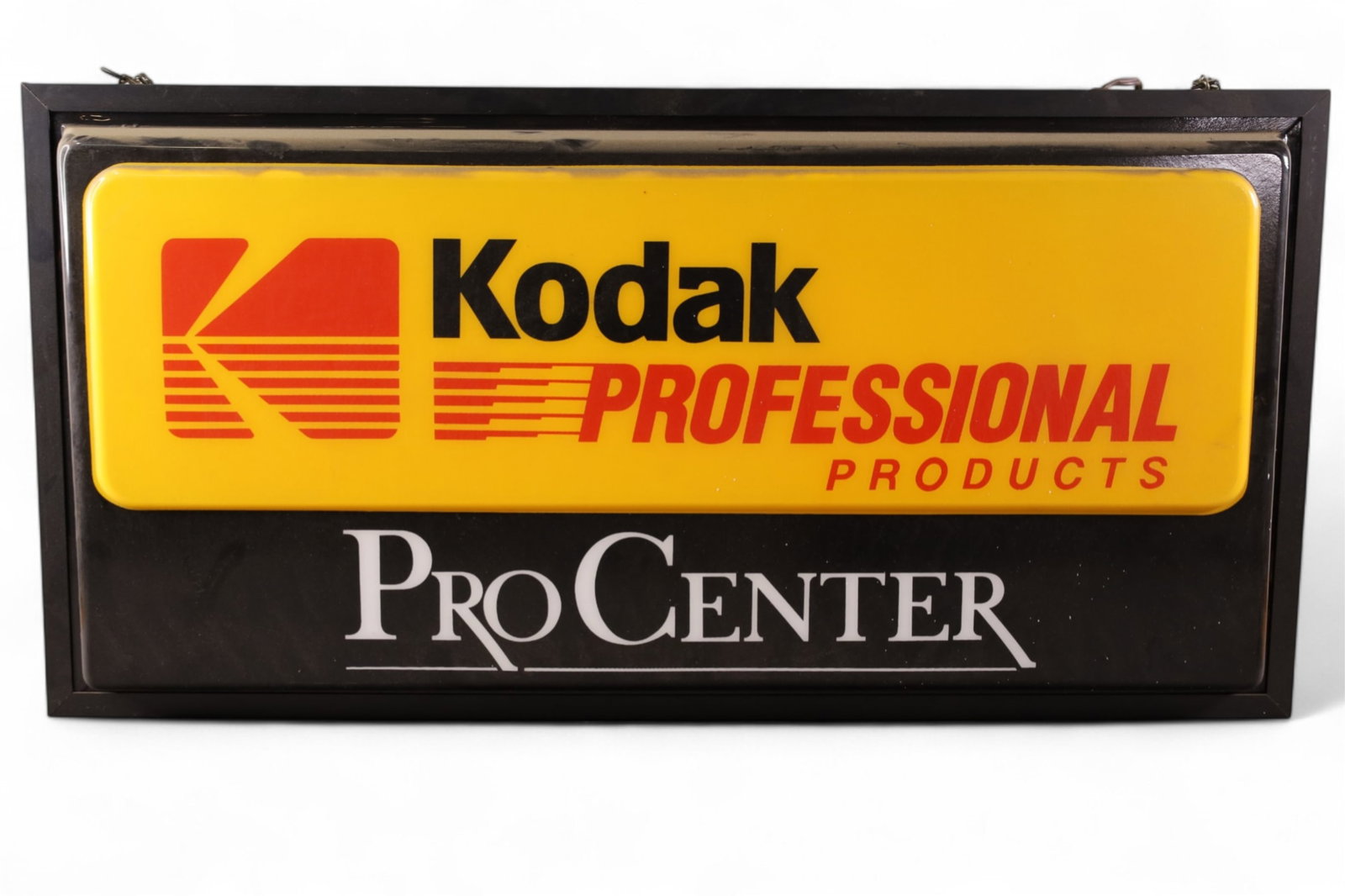 KODAK LIGHT UP SIGN: LARGE LIGHT UP KODAK SIGN, DOUBLE SIDED. 36" x 18"