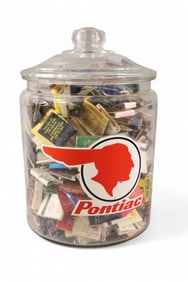 PONTIAC LIDDED JAR