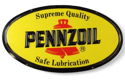 PENNZOIL PLASTIC SIGN