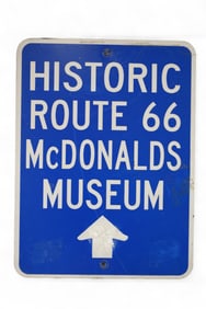 ROUTE 66 MUSEUM SIGN
