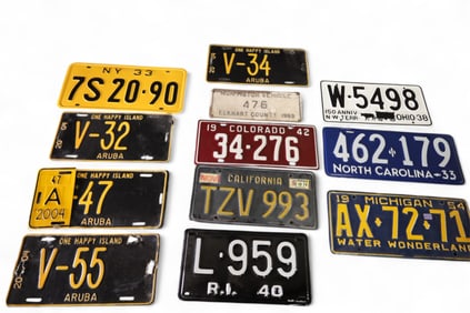 MISC LICENSE PLATES