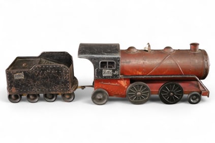 ANTIQUE COR COR TRAIN AND CAR
