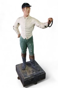 CAST IRON LAWN JOCKEY