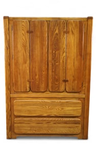 STANLEY PIER OAK CHIFFEROBE