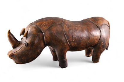 RHINO FORM FOOTSTOOL