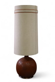 LARGE POTTERY LAMP