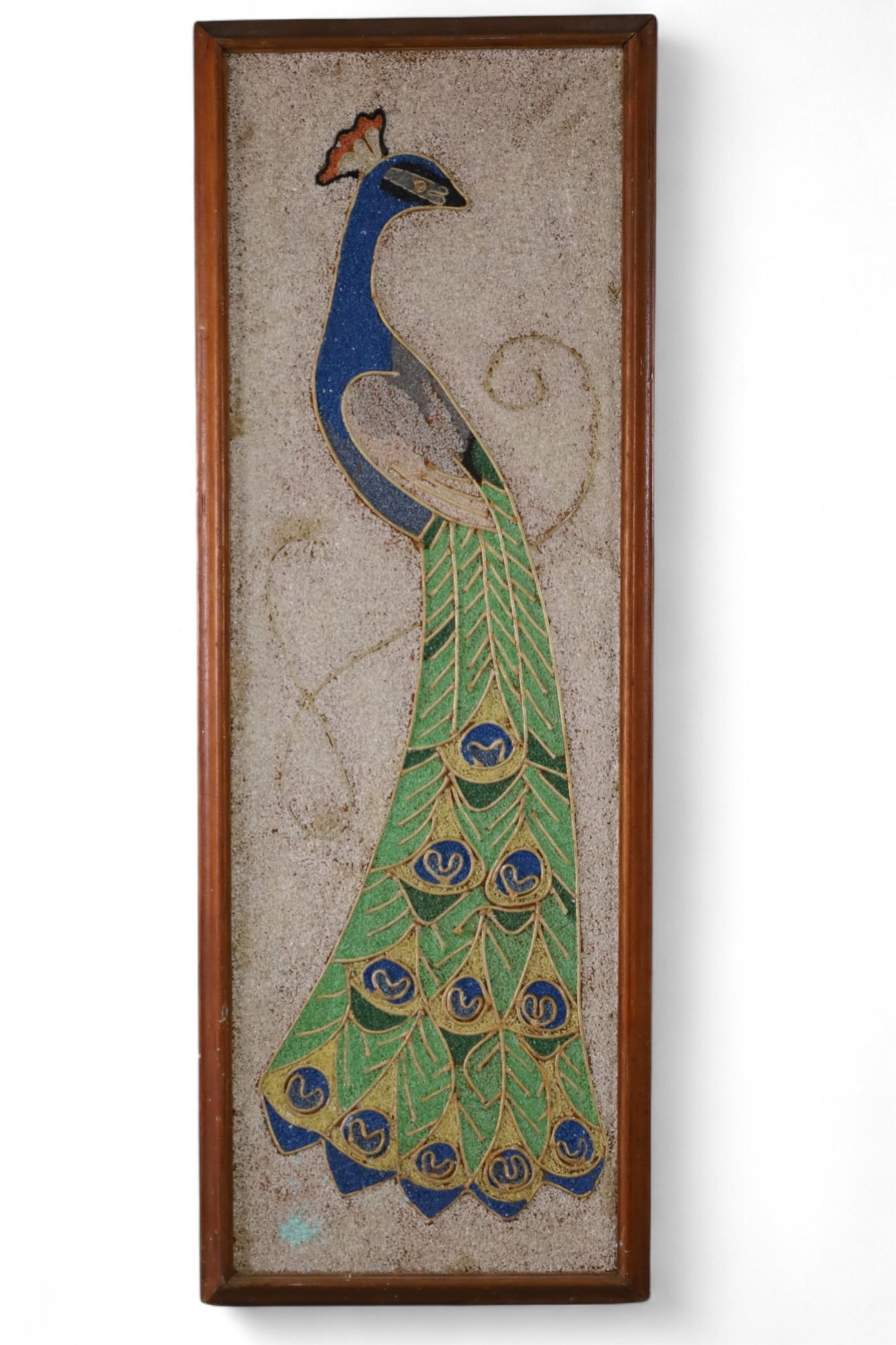PEACOCK WALL PLAQUE (1 of 3)