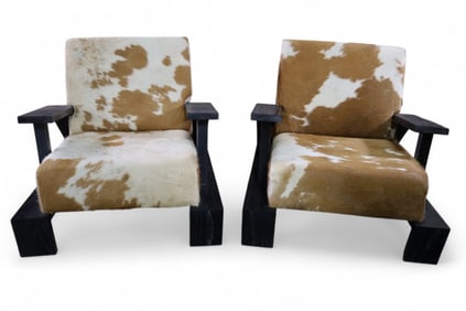 PAIR OF JEAN MICHEL FRANK "ELEPHANT" CHAIRS