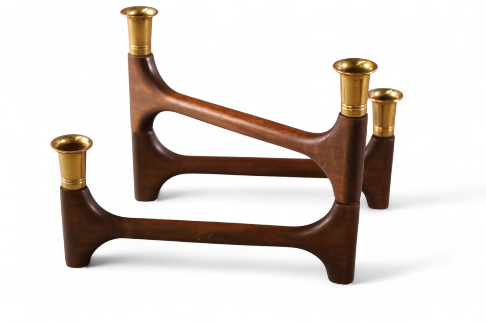 MID CENTURY DANISH CANDLESTICK (1 of 2)