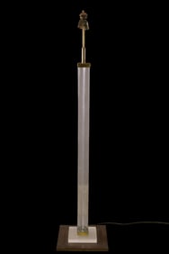 LUCITE FLOOR LAMP