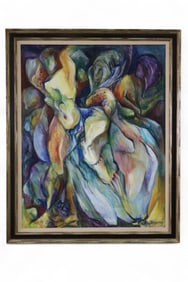 ABSTRACT OIL PAINTING
