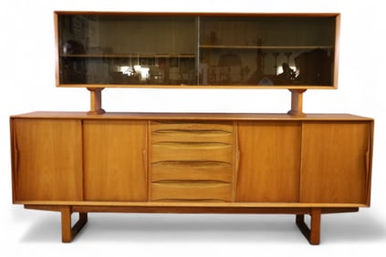 DYRLUND CREDENZA WITH SLIDING DOOR TOP