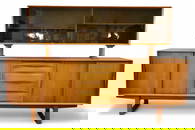 DYRLUND CREDENZA WITH SLIDING DOOR TOP