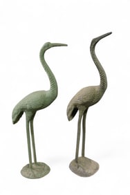 PAIR OF YARD CRANES