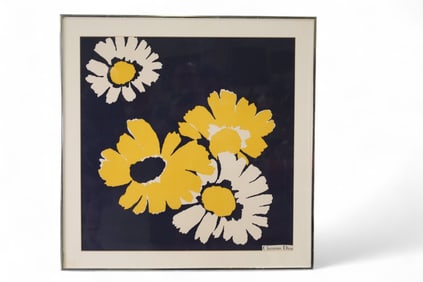 CHRISTIAN DIOR FRAMED SCARF