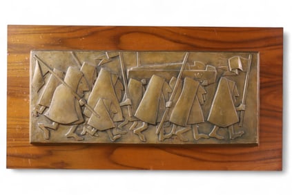MID CENTURY MODERN WALL PLAQUE